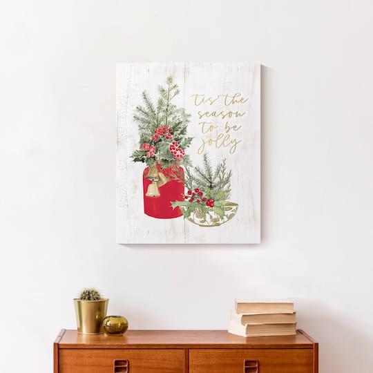 Season Jolly Plants 16x20 Canvas Wall Art
